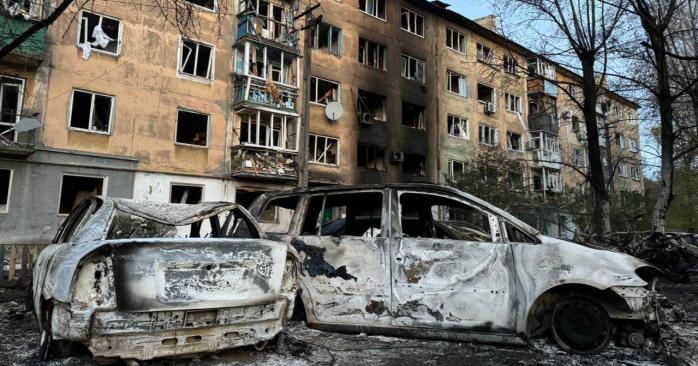 Россияне массированно атаковали Павлоград. Фото: ОВА