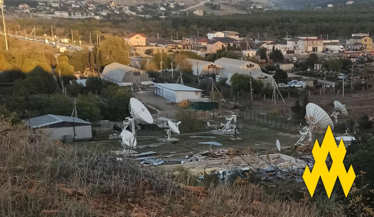 Знайдено стратегічний центр РЕБ в окупованому Севастополі. Фото: АТЕШ