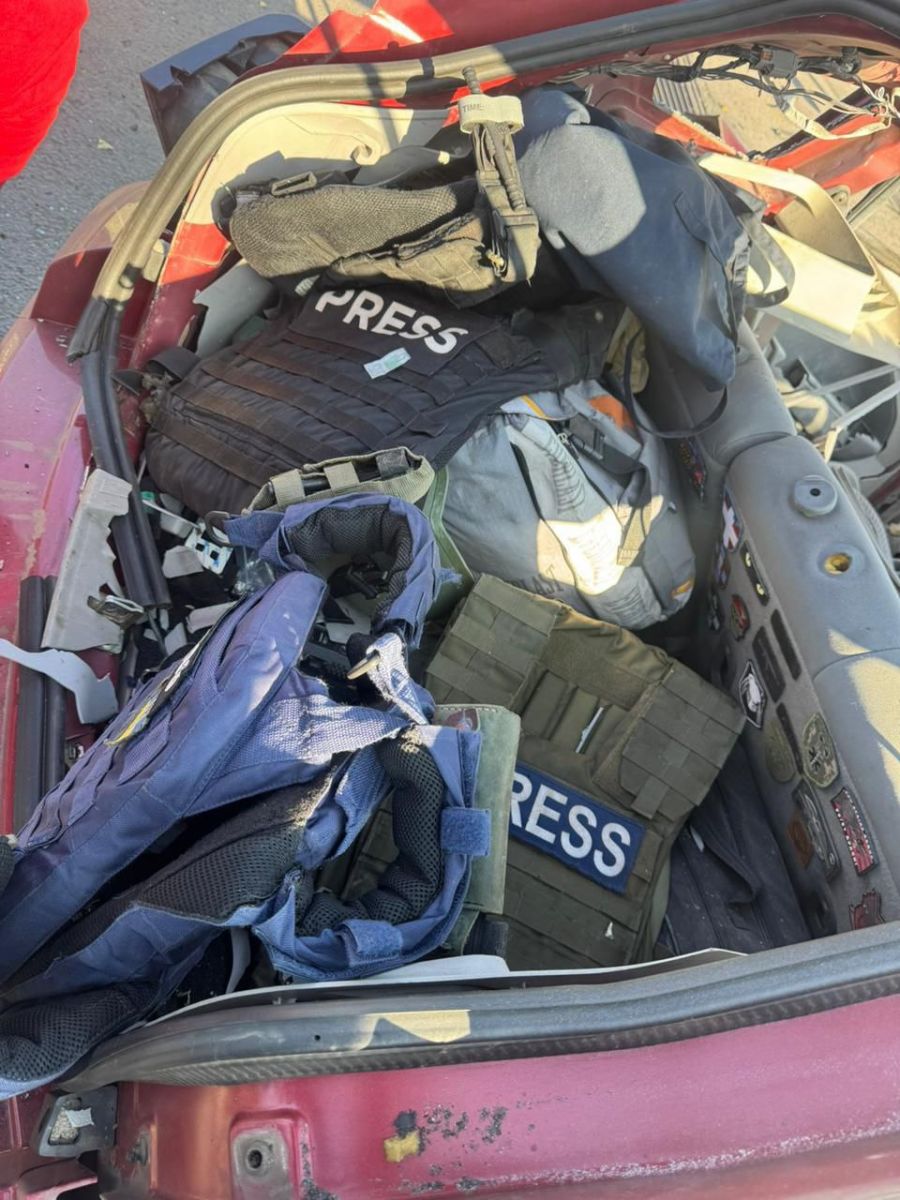 Окупанти вбили «Ланцетом» двох медійників. Фото: ОВА