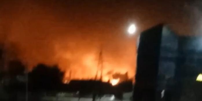 Вражено НПЗ «Рязанський» у РФ, скріншот відео