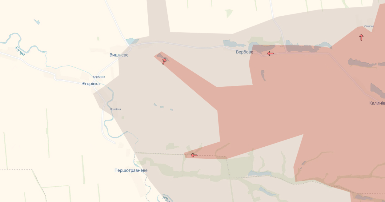 Армія РФ просунулася на Харківщині та Дніпропетровщині. Карта: DeepState