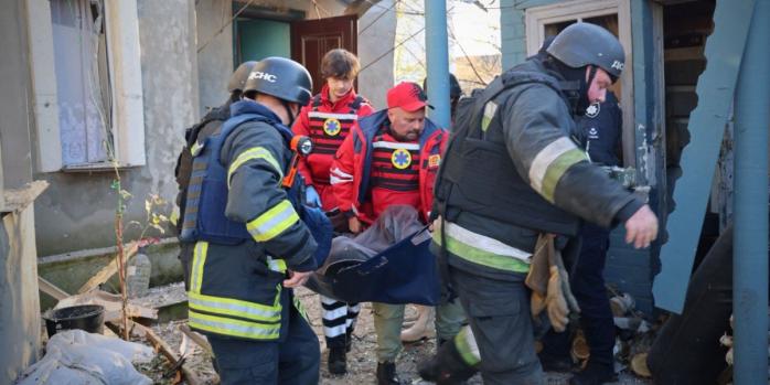 Рашисты 27 октября атаковали Чернигов беспилотниками, фото: ГСЧС