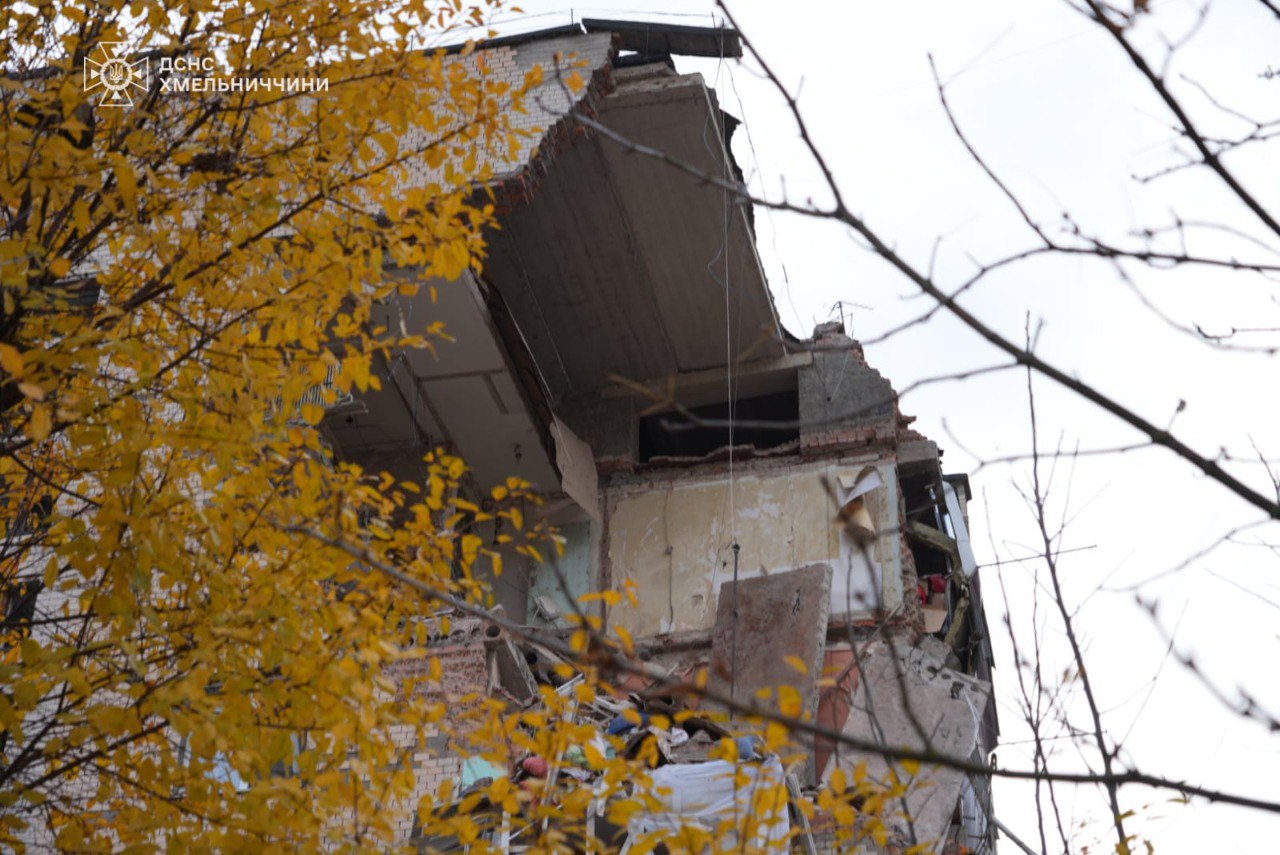 Наслідки вибуху в Хмельницькому. Фото: ДСНС
