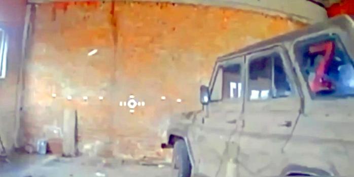 Уничтожение техники рашистов, скриншот видео