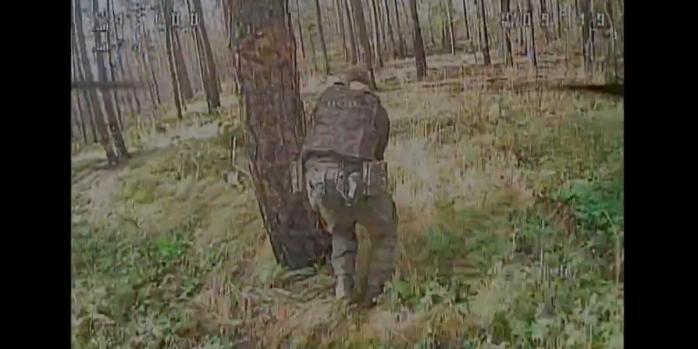 Уничтожение российских захватчиков, скриншот видео