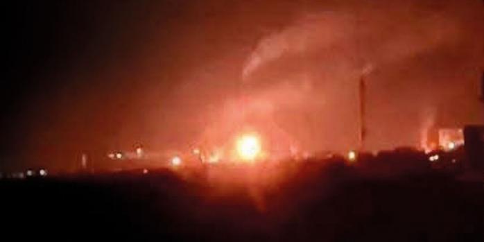 Впечатлен Саратовский НПЗ в РФ, фото: Генштаб ВСУ