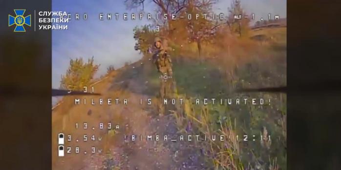 Уничтожение российских захватчиков, скриншот видео