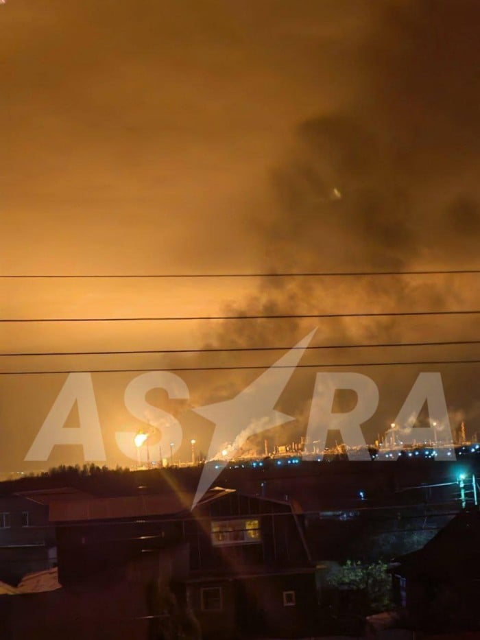 Дрони атакували НПЗ «Лукойл-Ніжегороднєфтєоргсинтез», фото: Astra
