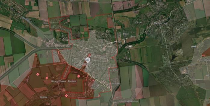 Карта боевых действий 4 ноября, фото: DeepState