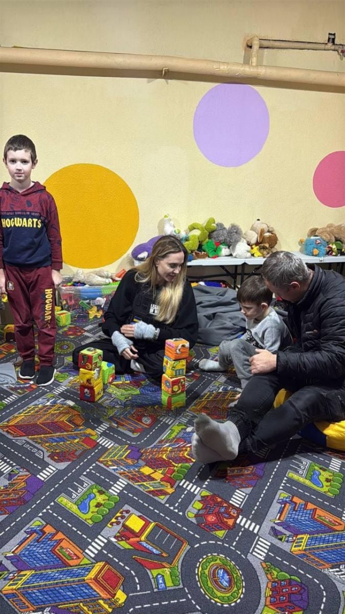 Анджеліна Джолі в Херсоні. Фото: соцмережі