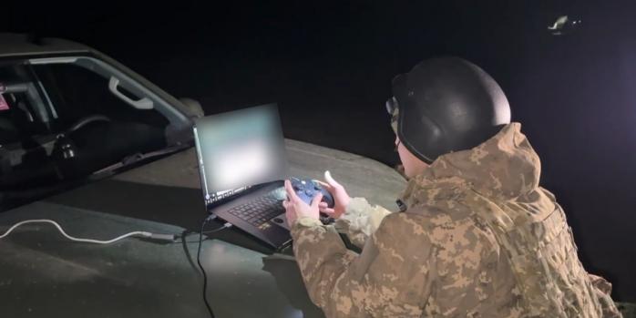 Работа мобильной группы ПВО, фото: ГПСУ