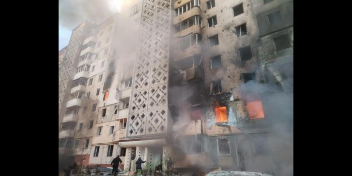 Последствия российской атаки в ночь на 19 ноября, фото: ГСЧС