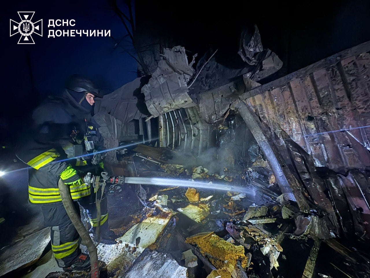 Армія Росії завдала авіаудару по Слов’янську. Фото: ДСНС