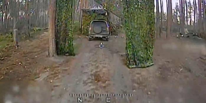 Уничтожение позиций российских захватчиков, скриншот видео