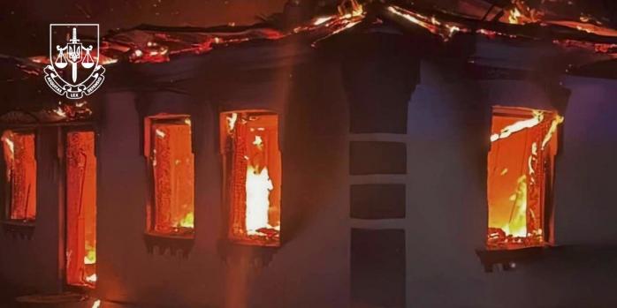 Четверо детей погибли в результате пожара в Черкасской области 22 ноября, фото: ОГП