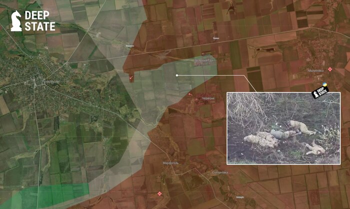 Рашисти здійснили черговий воєнний злочин, фото: DeepState