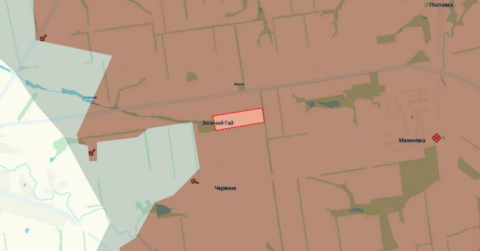 Россияне захватили село Зеленый Гай в Запорожской области. Фото: