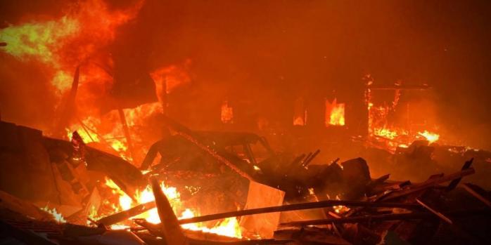 Последствия российской атаки на Черниговщину, фото: ГСЧС