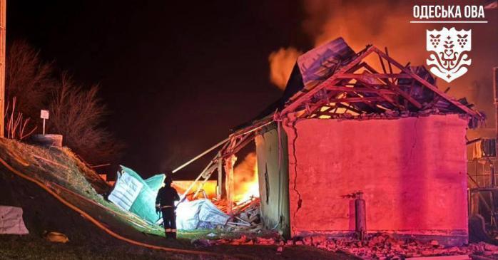 РФ массированно атаковала дронами Одесскую область. Фото: 