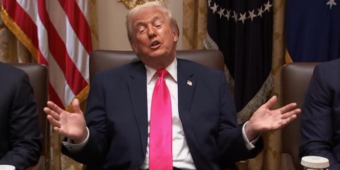 Дональд Трамп, скриншот видео