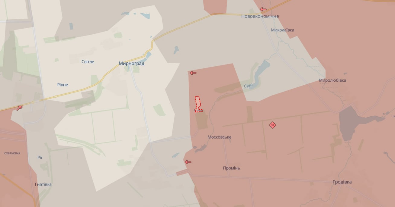 РФ окупувала три українські села. Карта: DeepState