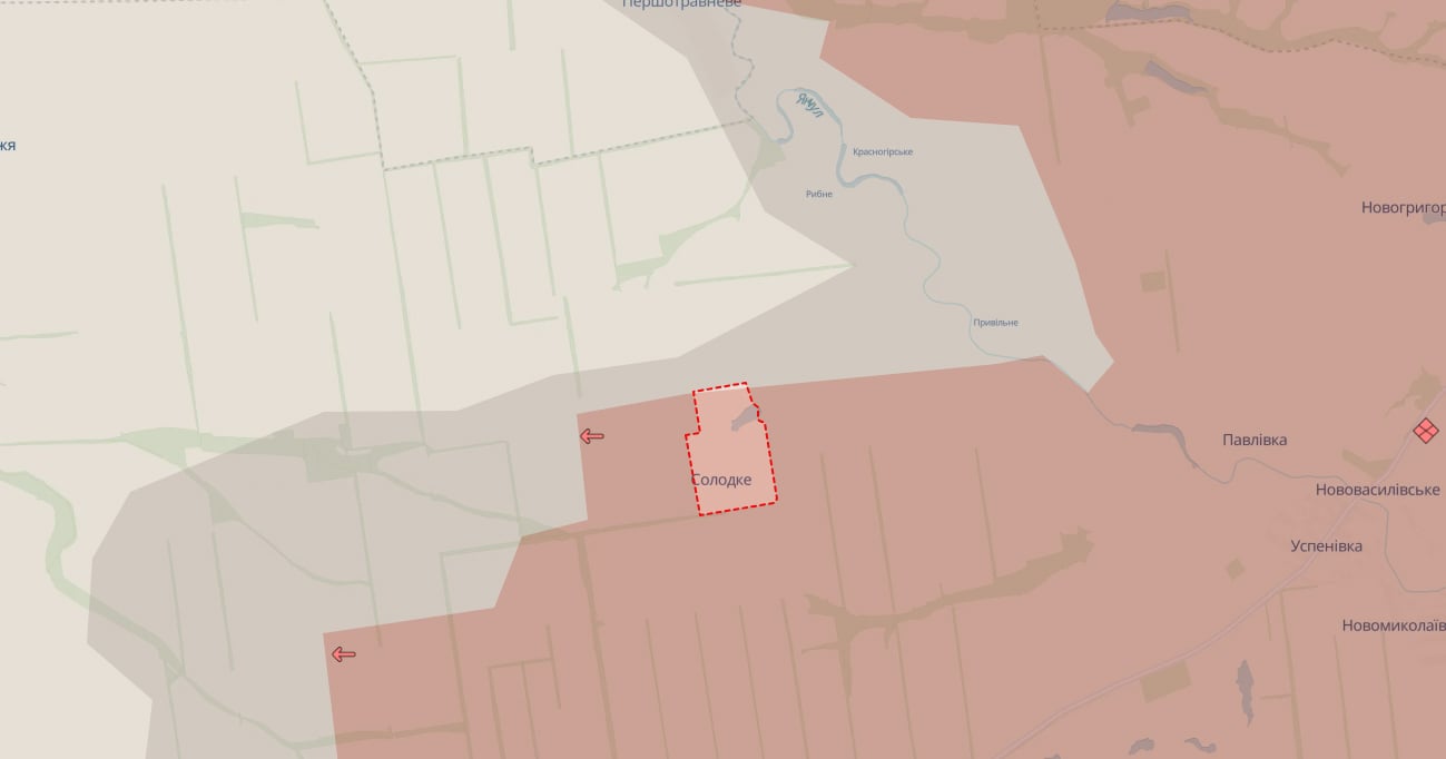 РФ окупувала три українські села. Карта: DeepState