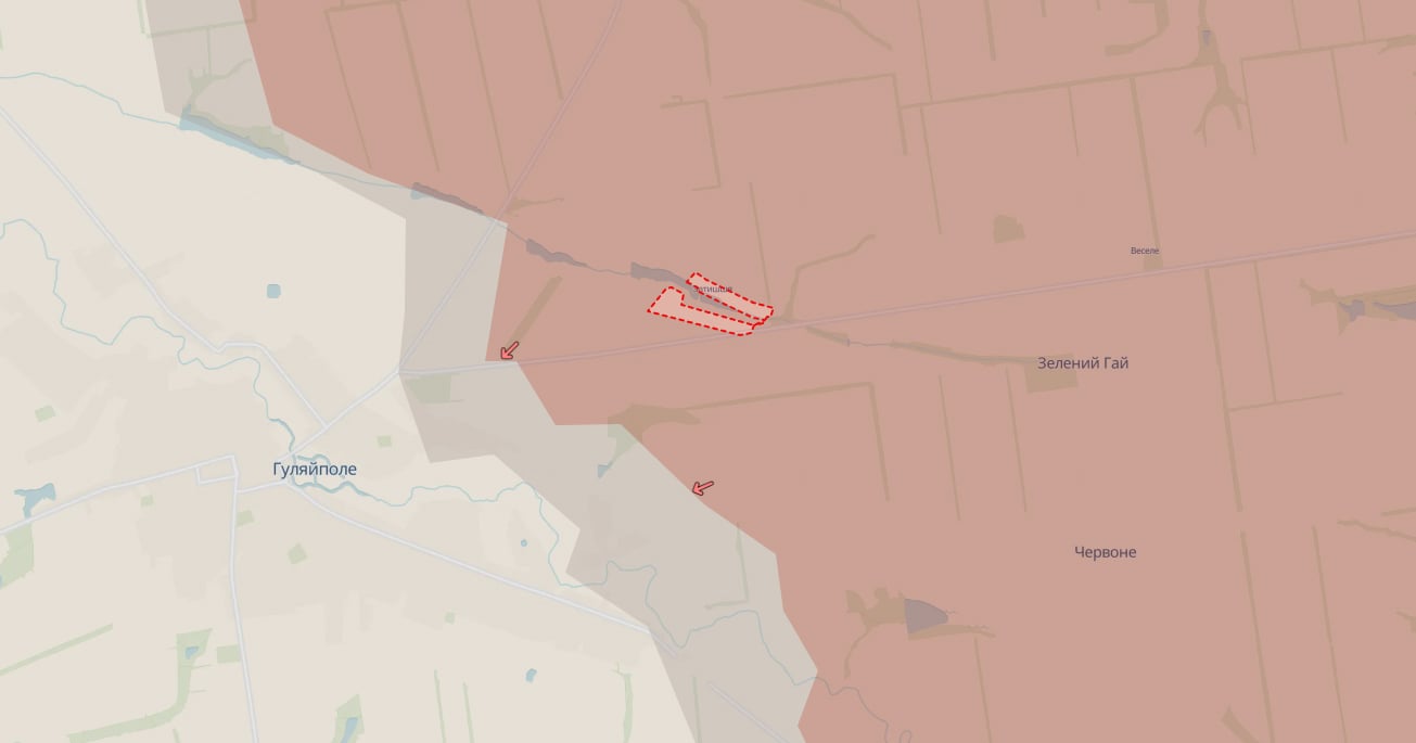 РФ окупувала три українські села. Карта: DeepState