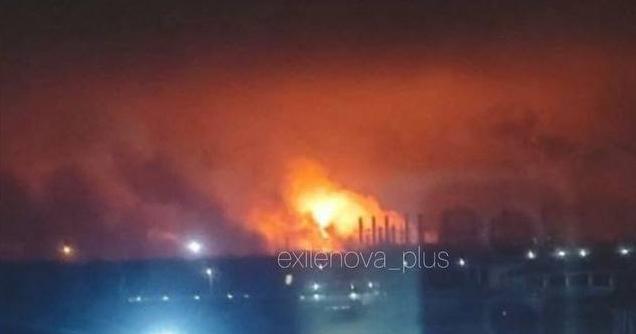 Дроны атаковали химический завод в Ставропольском крае РФ. Фото: 