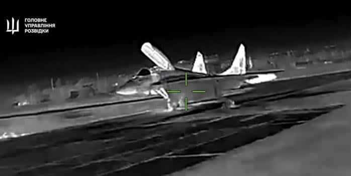 Уничтожение российского истребителя, скриншот видео