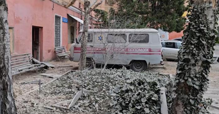 Россияне обстреляли перинатальный центр в Херсоне, скриншот видео