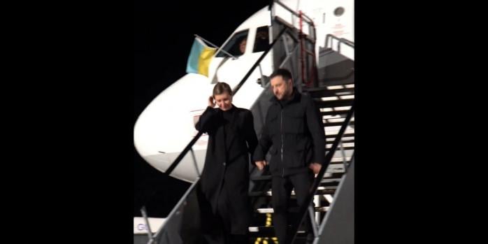 Владимир Зеленский в Ирландии, скриншот видео 