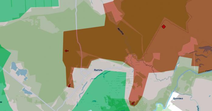 Армія РФ просунулася поблизу трьох сіл у Донецькій області. Карта: DeepState