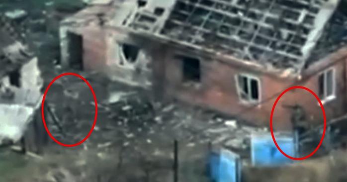 Расстрел украинского бойца. Фото: ОГП