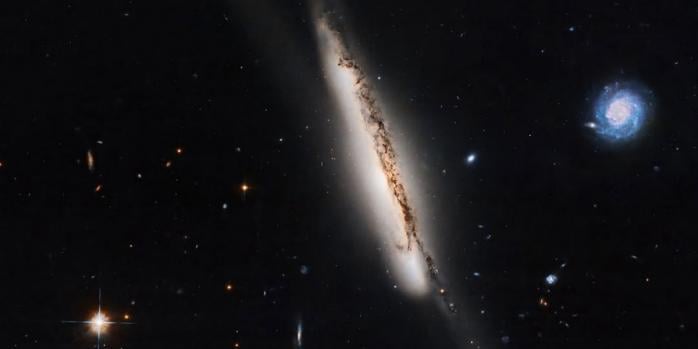 Знімок тріо галактик, зроблений космічним телескопом «Хаббл», фото: NASA