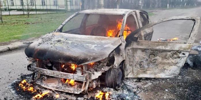 Наслідки удару російського безпілотника, фото: Запорізька ОВА