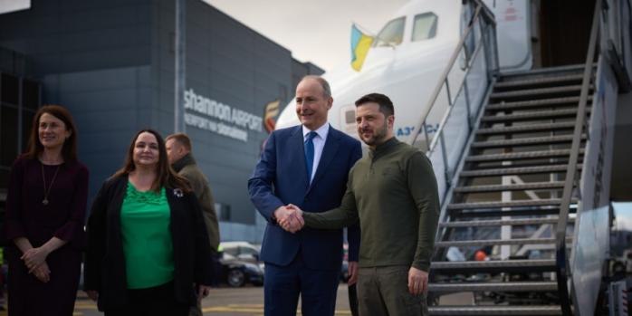 Мікхол Мартін та Володимир Зеленський, фото: Офіс президента