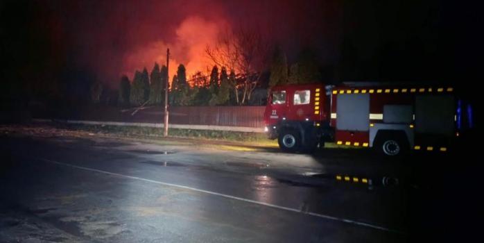 Наслідки атаки БПЛА на Чернігівщині, фото: поліція Чернігівщини