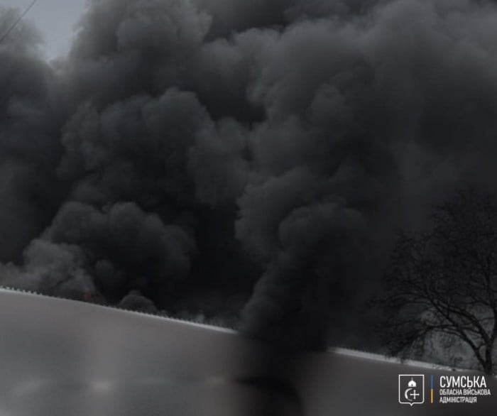 Наслідки російського удару по Сумщині, фото: Сумська ОВА