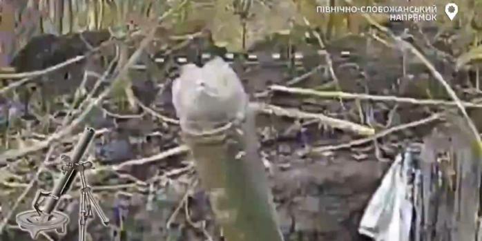 Уничтожение вооружения российских захватчиков, скриншот видео