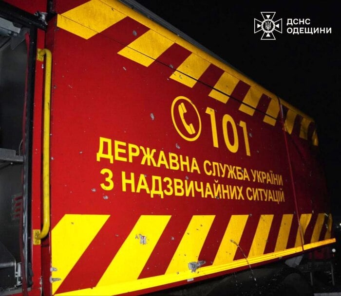 Наслідки повторного удару рашистів на Одещині, фото: ДСНС