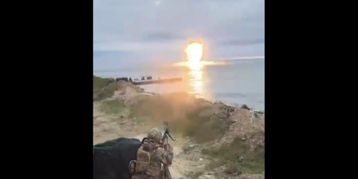 Знищення російських БПЛА, скріншот відео