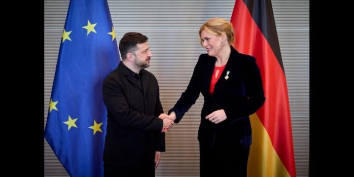 Владимир Зеленский и Юлия Клекнер, фото: Офис президента