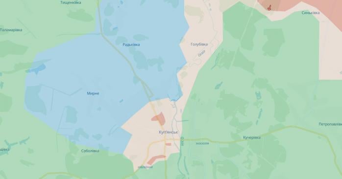 Росіяни зняли новий фейк про окупацію Куп’янська. Фото: DeepState