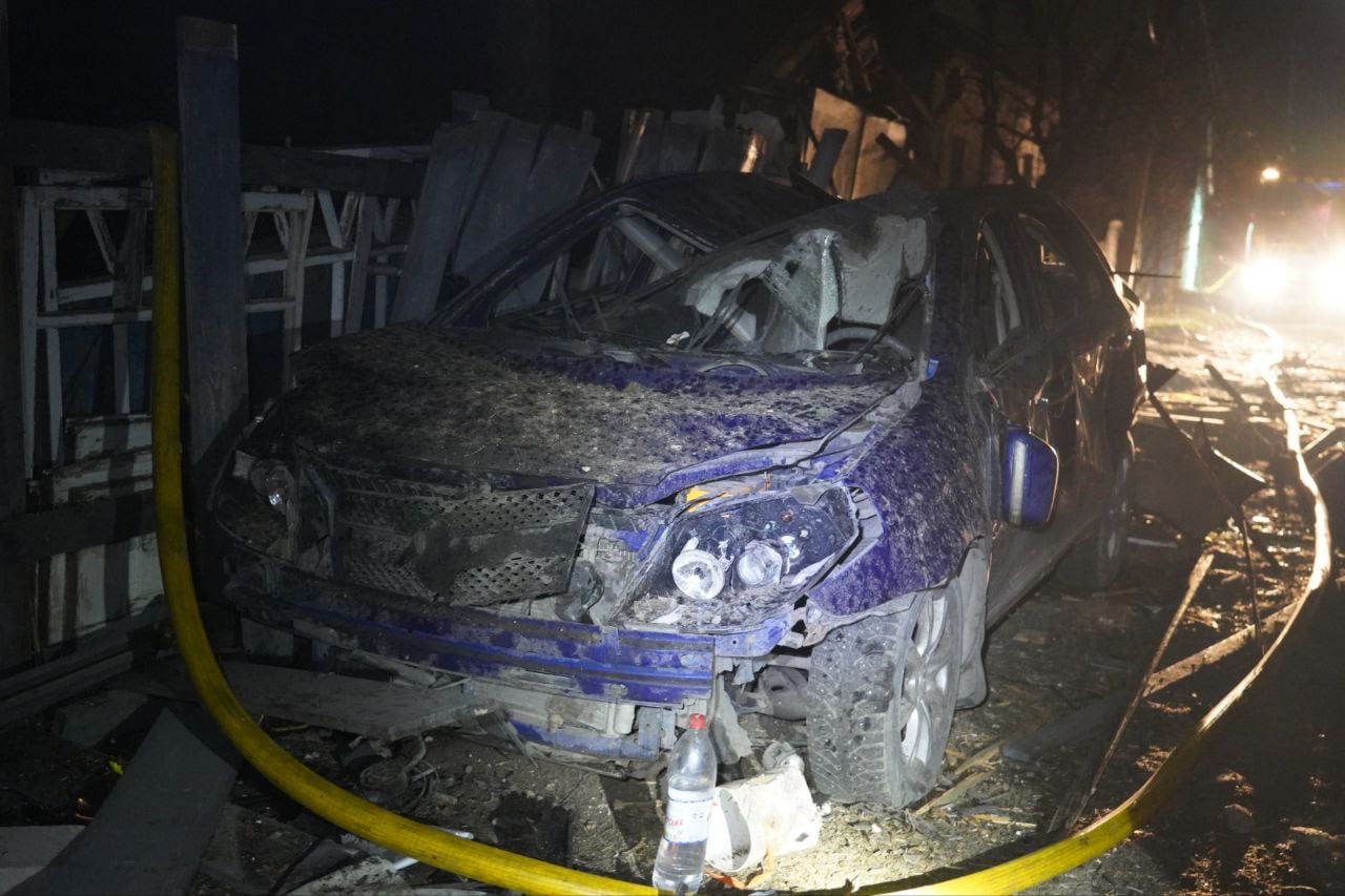 Окупанти масовано атакували дронами Черкаси. Фото: ОВА