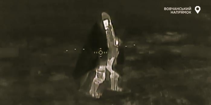 Уничтожение российских захватчиков, скриншот видео