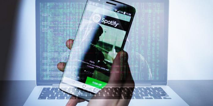 Сервіс Spotify зазнав атаки хакерів, фото: