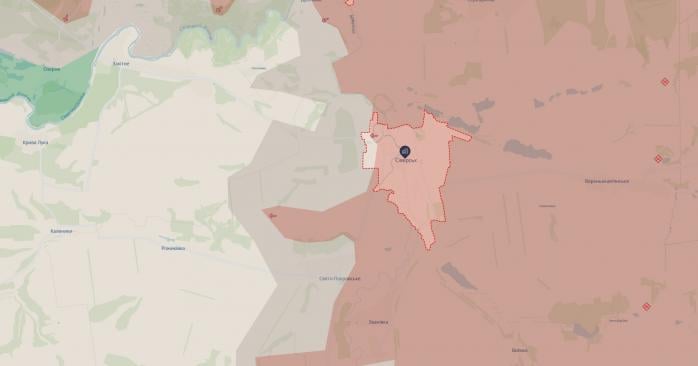 ЗСУ відійшли із Сіверська на Донеччині, заявив Генштаб. Фото: 