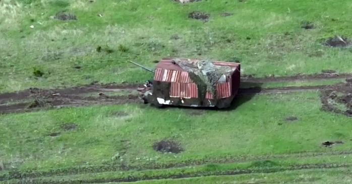 ЗСУ знищили російські танки-«сараї» в Донецькій області. Фото: