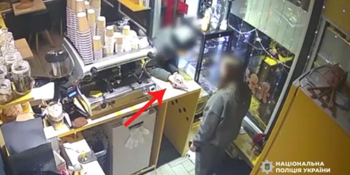 Під час спроби пограбування, скріншот відео