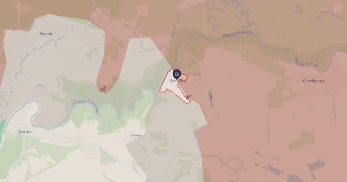 Окупанти намагаються закріпитися в Дронівці на Донеччині. Карта: DeepState